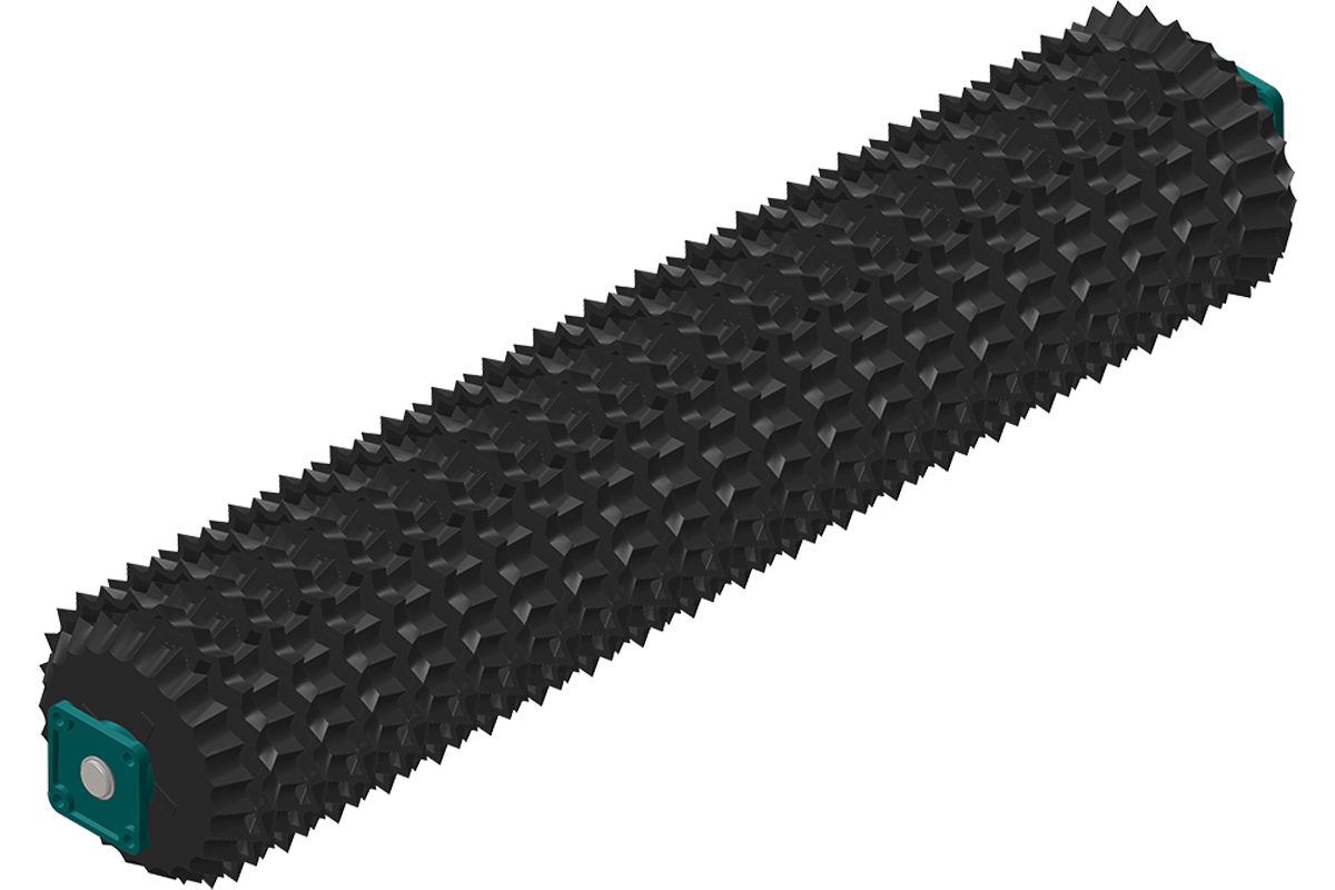The Star Roller consolidates the soil and leaves it loose. The Star ring is particularly efficient for grass field maintenance as the points ensure light aeration of the grass resulting in optimal growth conditions.