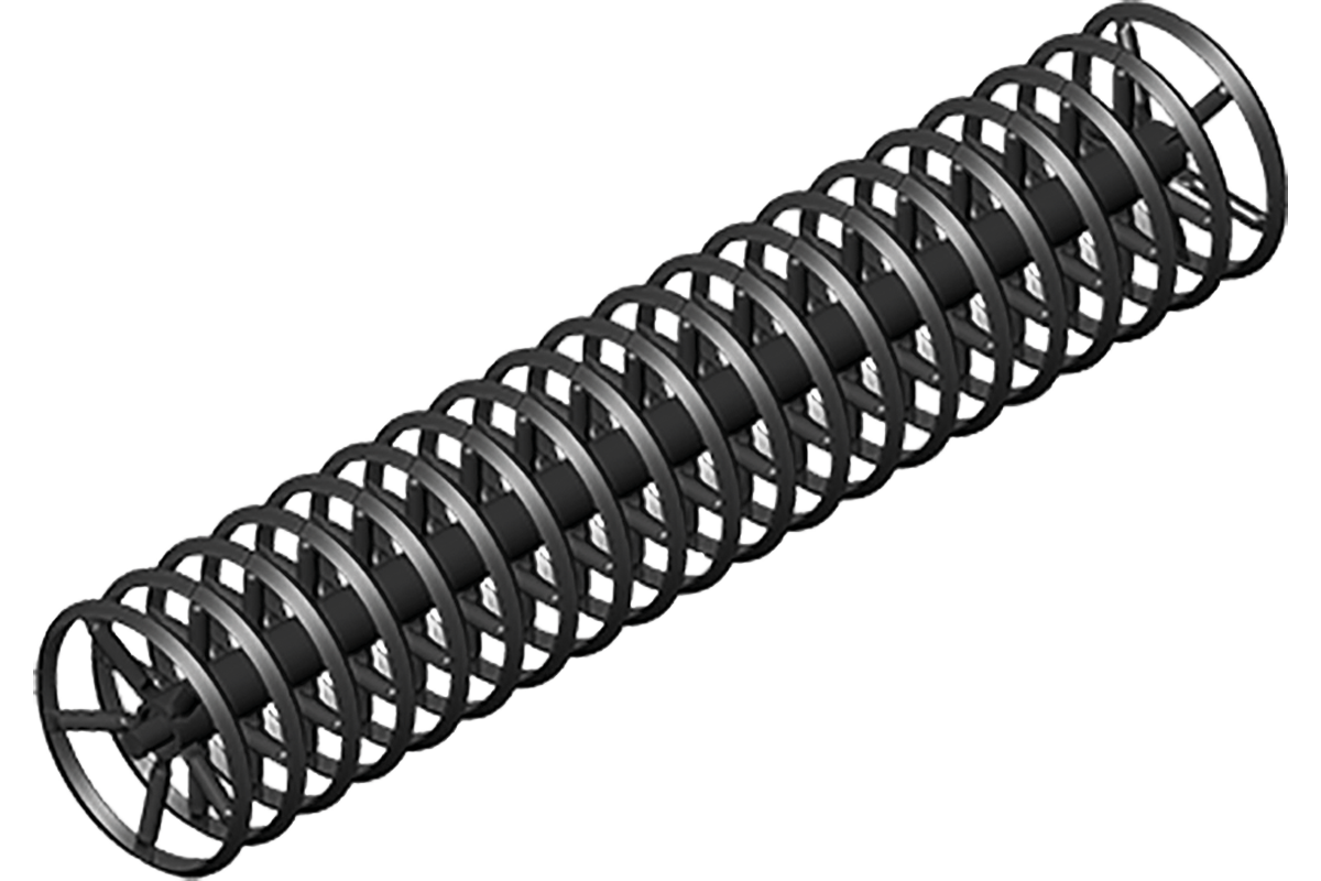 The roller offers soil-to-soil consolidation and allows the machine to perform at its best even in moist and loose soil types.
