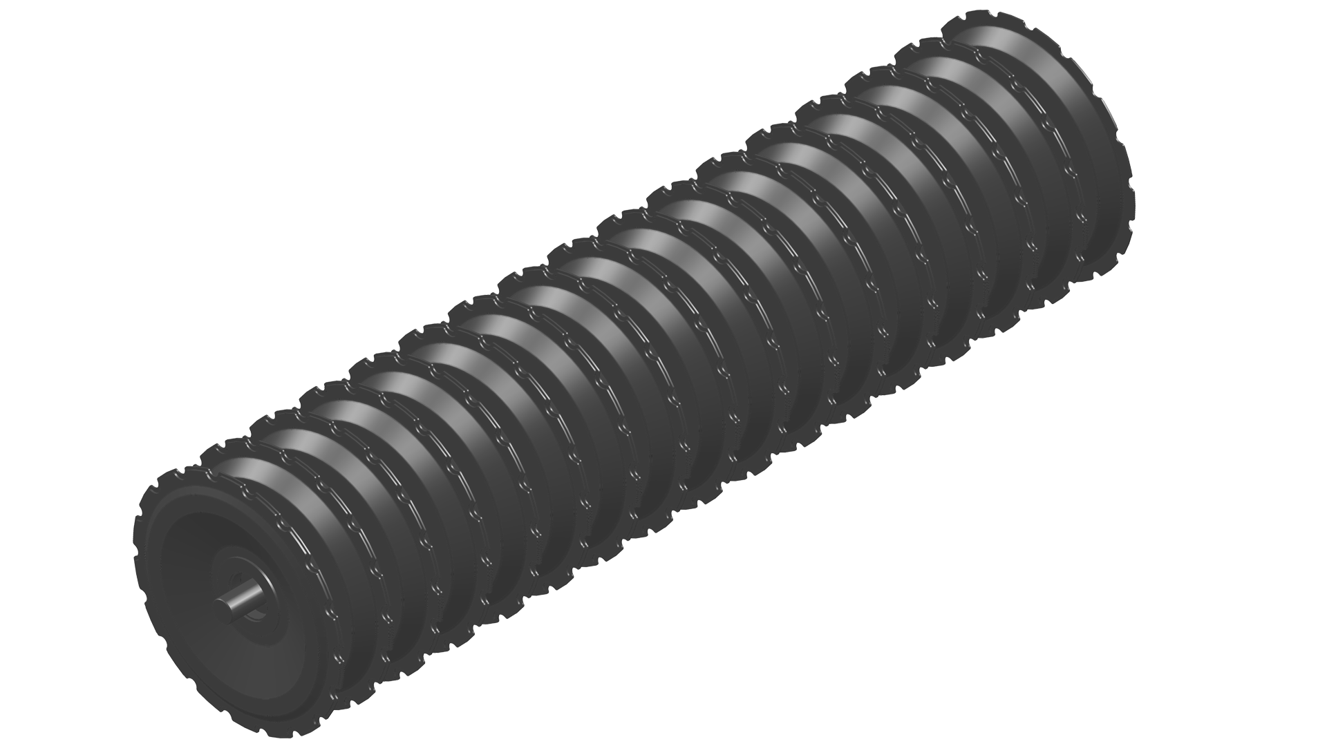 The V-profile roller aggressively crushes clods and leaves the surface nice and level. The V-Profile rings create optimal conditions for a good stale seedbed as the structure of the surface is maintained. The weight of the roller makes the farm machine suitable for processing stubble, seedbed preparation and consolidation after ploughing.