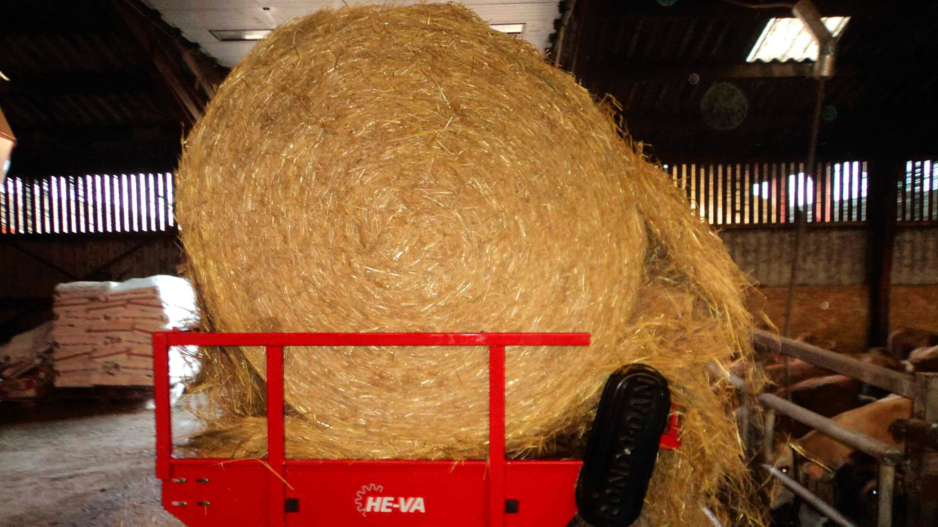 Round bale unwinder