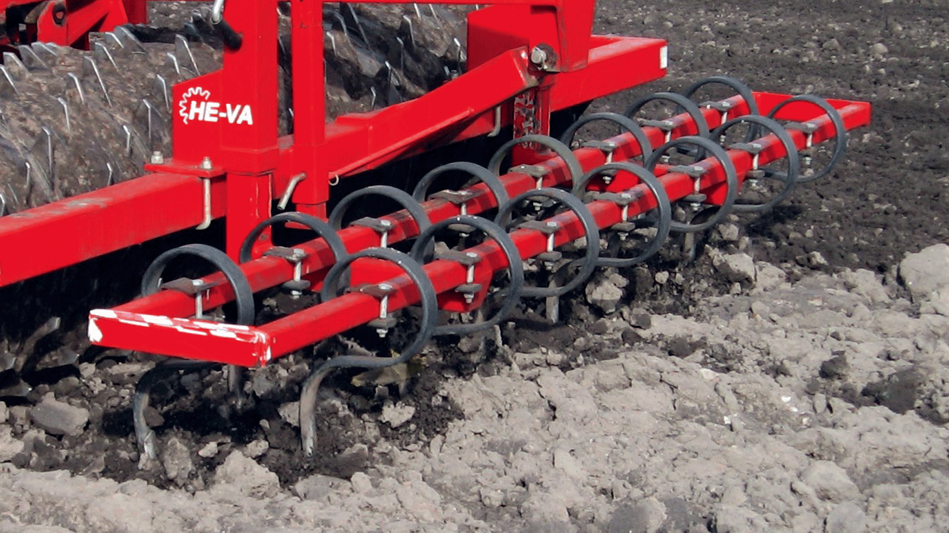 Front-harrow, 2-row